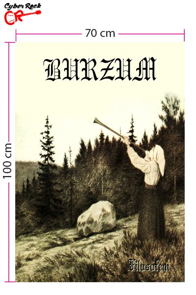 CyberRock - Bandeira Burzum - Filosofem