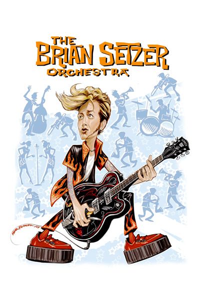 CyberRock - Comprar Camiseta The Brian Setzer Orchestra